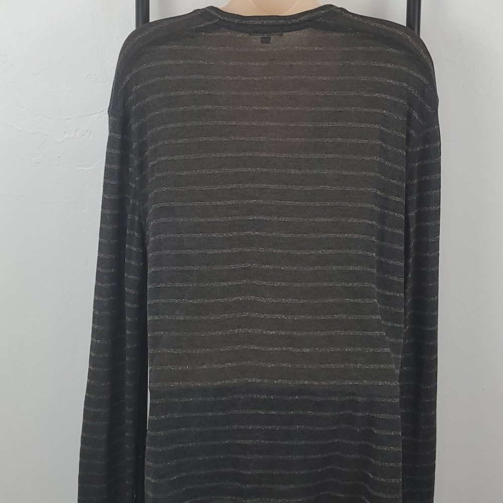 Rails Sami Charcoal Bronze Stripe Top Size L - image 5